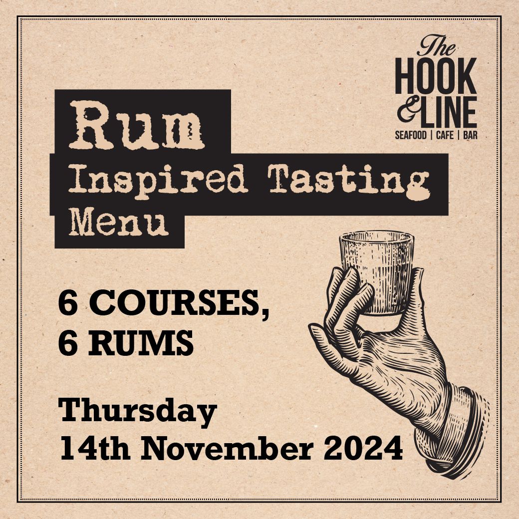 Rum Tasting at the Hook & Line Poster